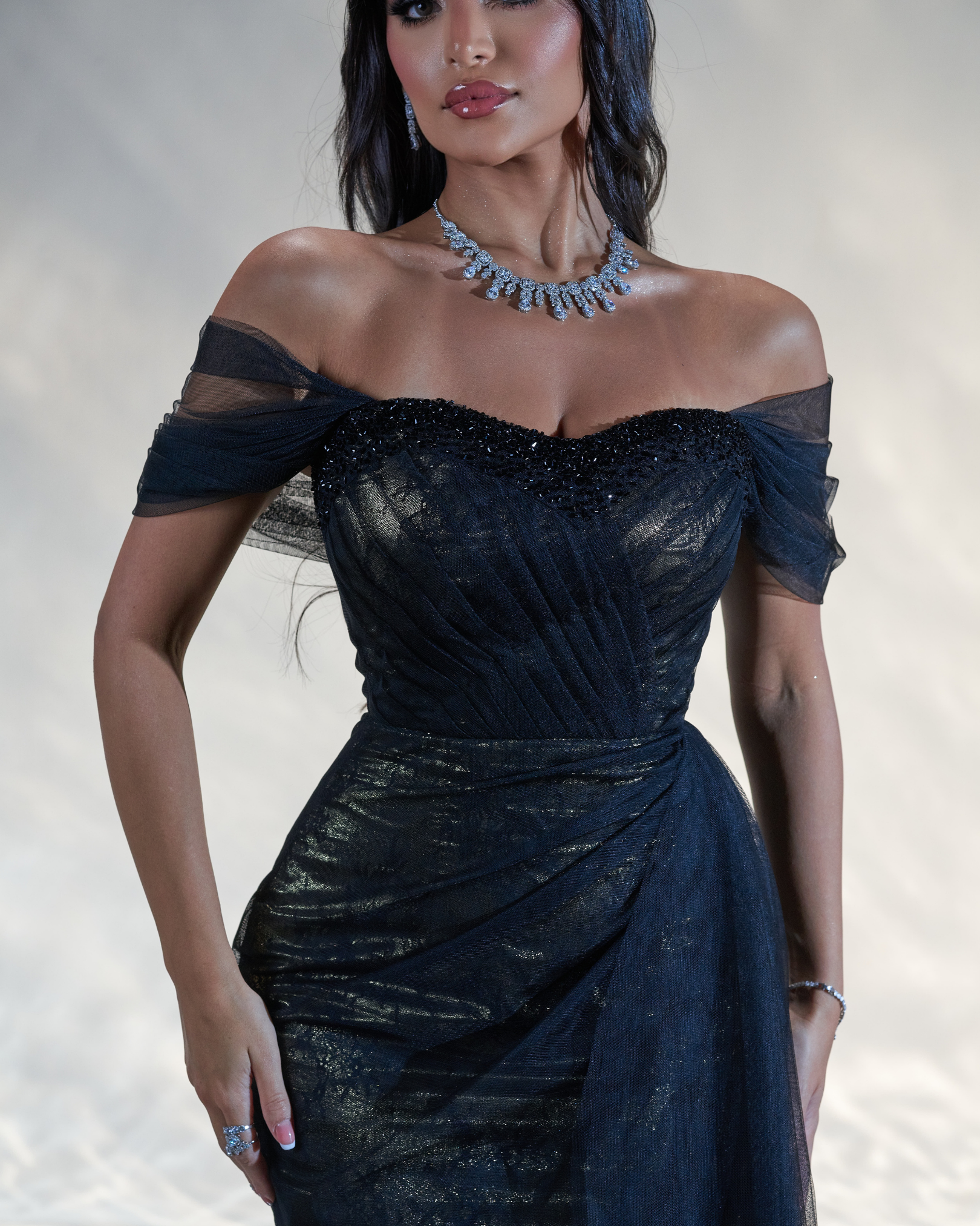 Ebony Elegance Sleeveless Dress